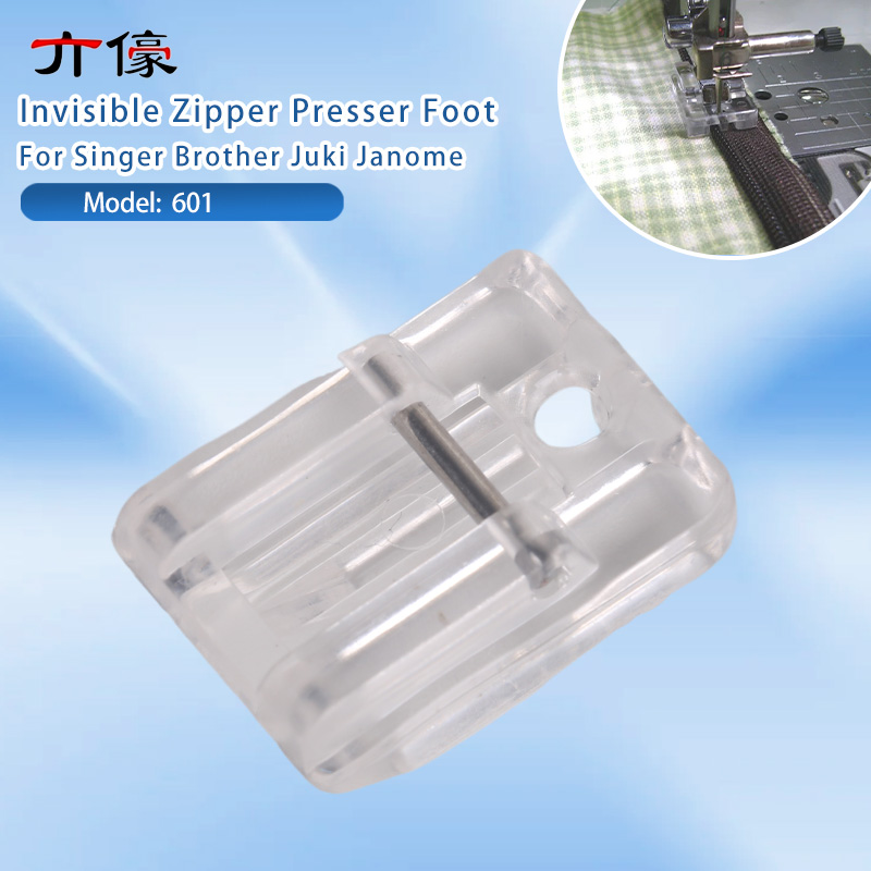 Zipper Foot Presser - Alat Penekan Resleting Plastik Tak Terlihat