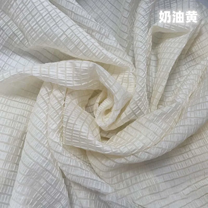 Is Sewing A Textile Craft - Kain Kotak-kotak Kuning Krem Tekstil Lembut