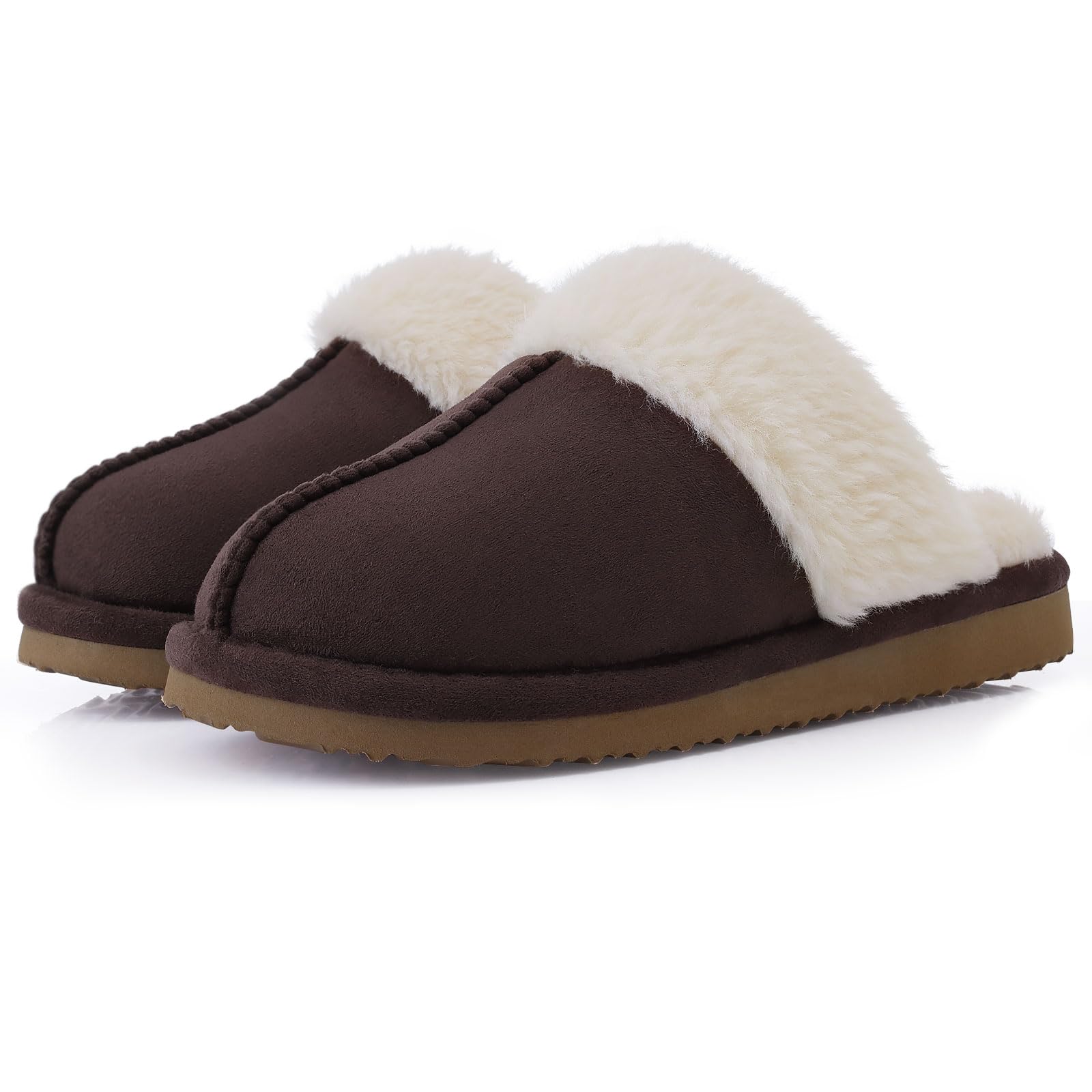 Sewing House - Sandal Rumah Wanita Litfun Winter Fuzzy,