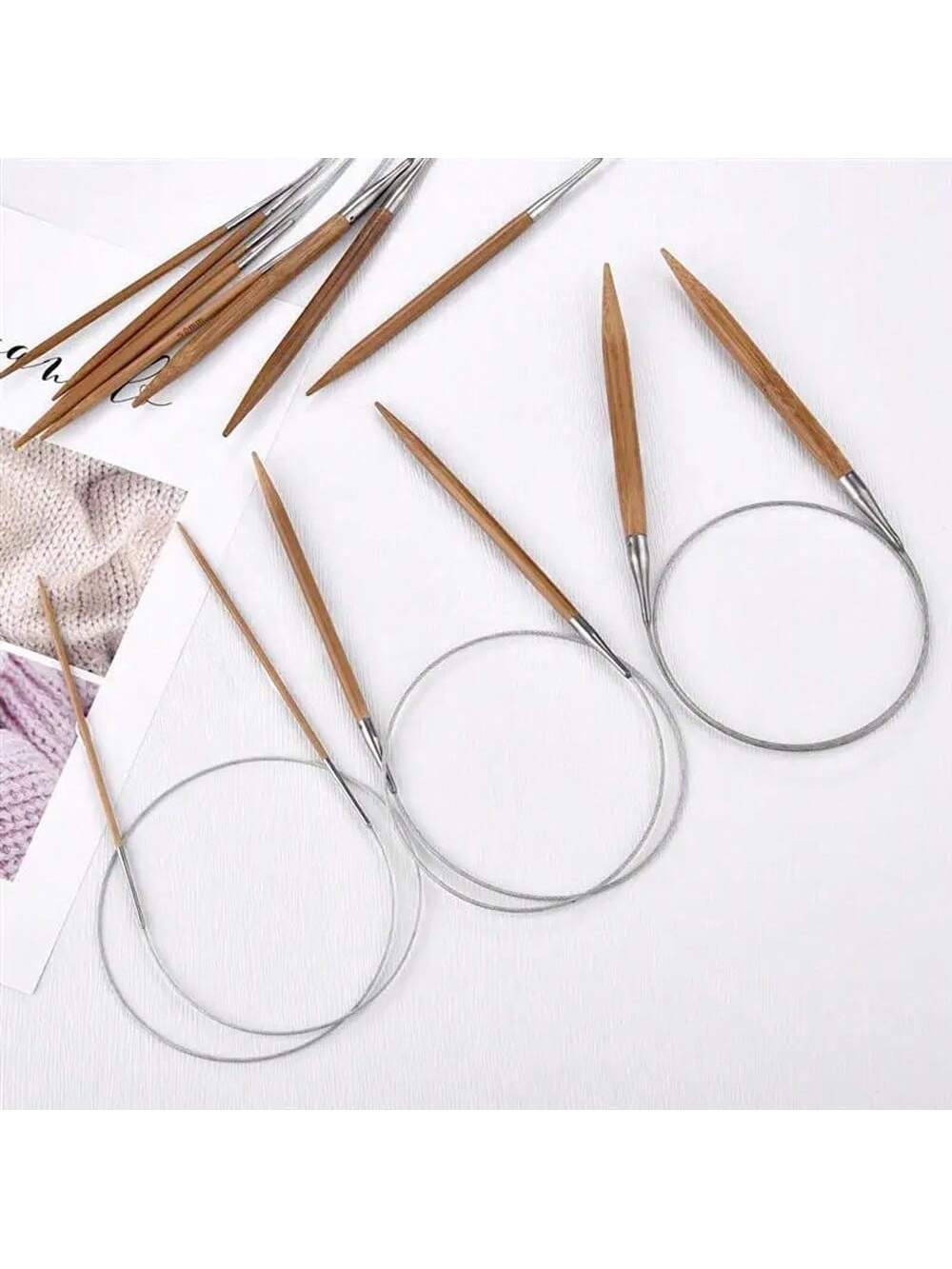 Sewing Necessities - 1 Buah Jarum Rajut Bundar Bambu