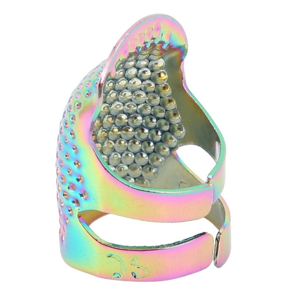 Sewing Thimble Metal - 4 Buah Pelindung Jari Kuningan Tahan