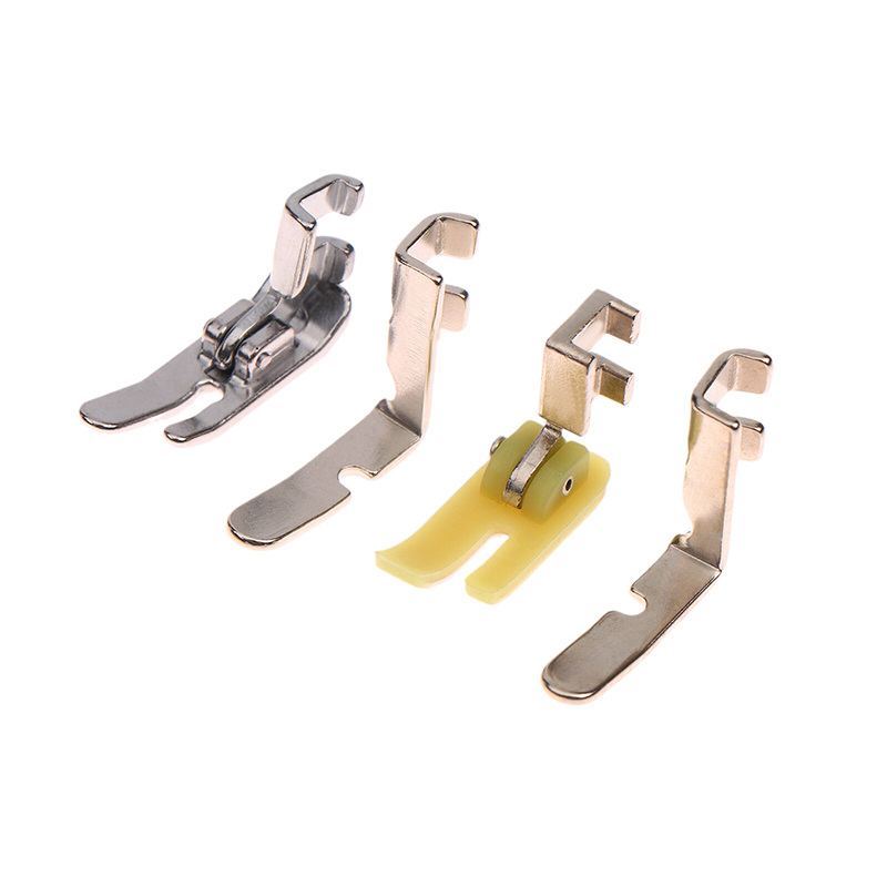 Zipper Foot Presser - 4Pcs Set Kaki Penekan Resleting Mesin