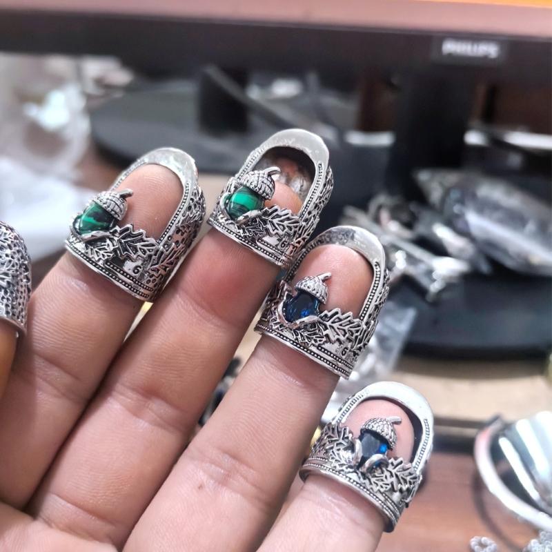 Sewing Thimble Metal - Alat Bidal Paduan Kokoh untuk Penggemar