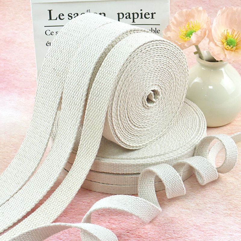 20 Meter Pita Kain Katun Beige - Textile And Sewing Supply ulasan dan harga