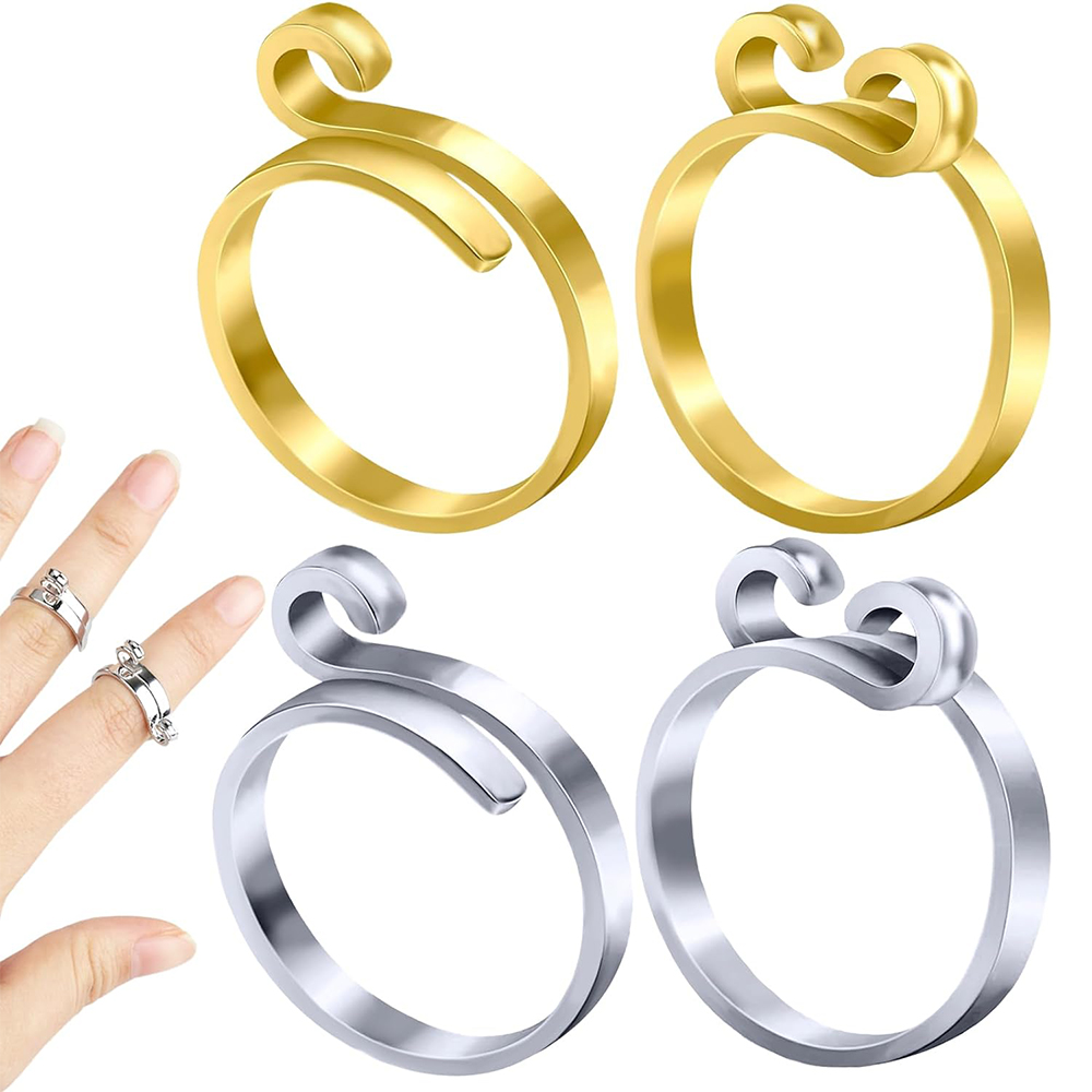 Merajut Crochet Loop cincin ra - Sewing Thimble Metal ulasan dan harga