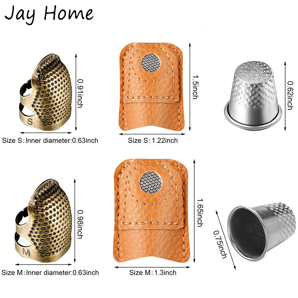 14 Buah Set Bidal Jahit Logam  - Sewing Thimble Metal ulasan dan harga