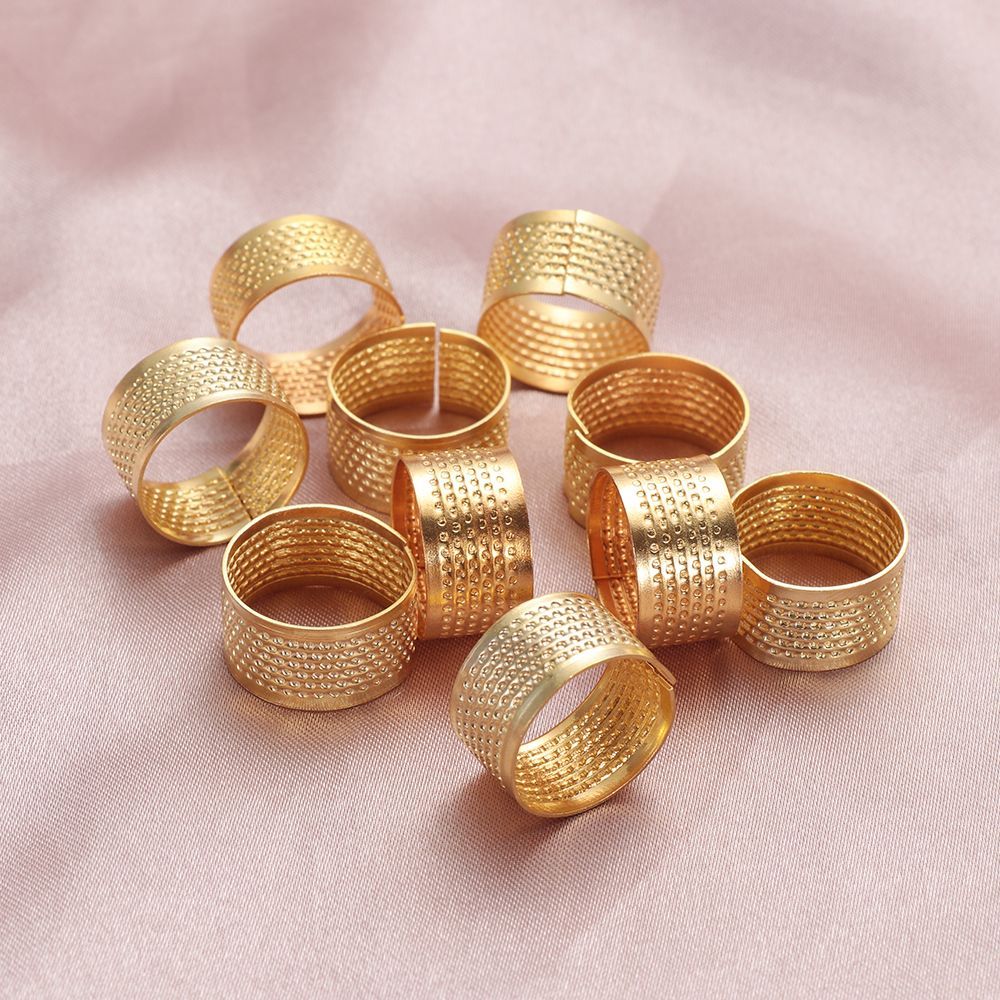 Aksesoris Jahit Vintage Emas K - Sewing Thimble Metal ulasan dan harga