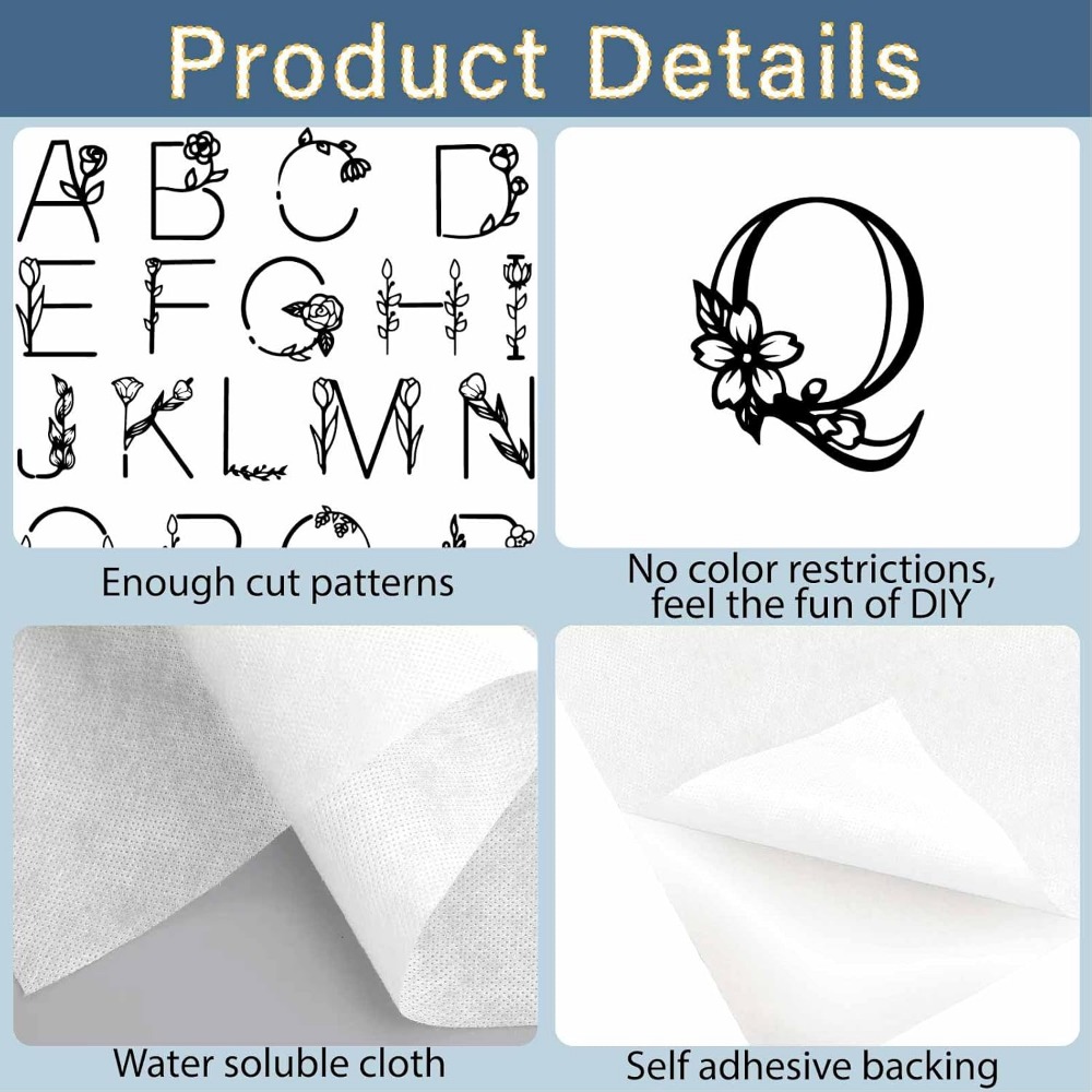 Penstabil bordir larut air hur - Sewing Kit ulasan dan harga