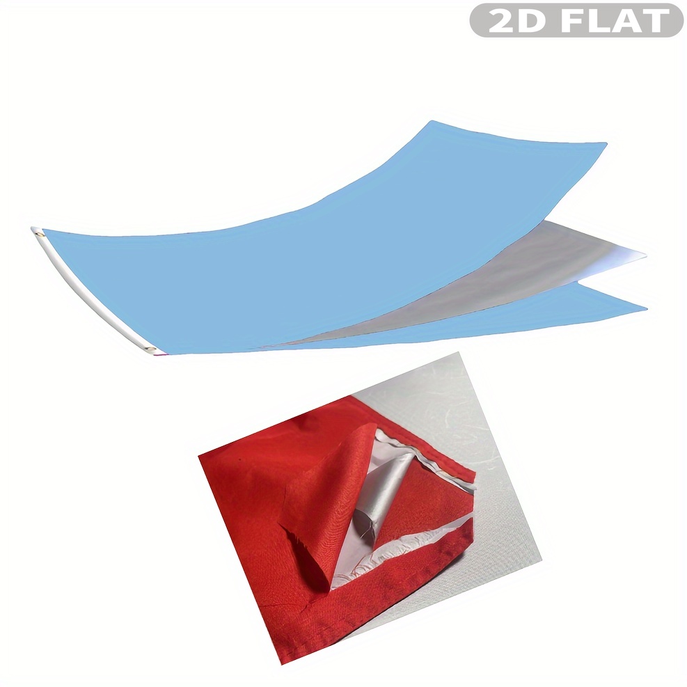 Bendera 2D FLAT Kustom Dua Sis - Sewing Custom ulasan dan harga
