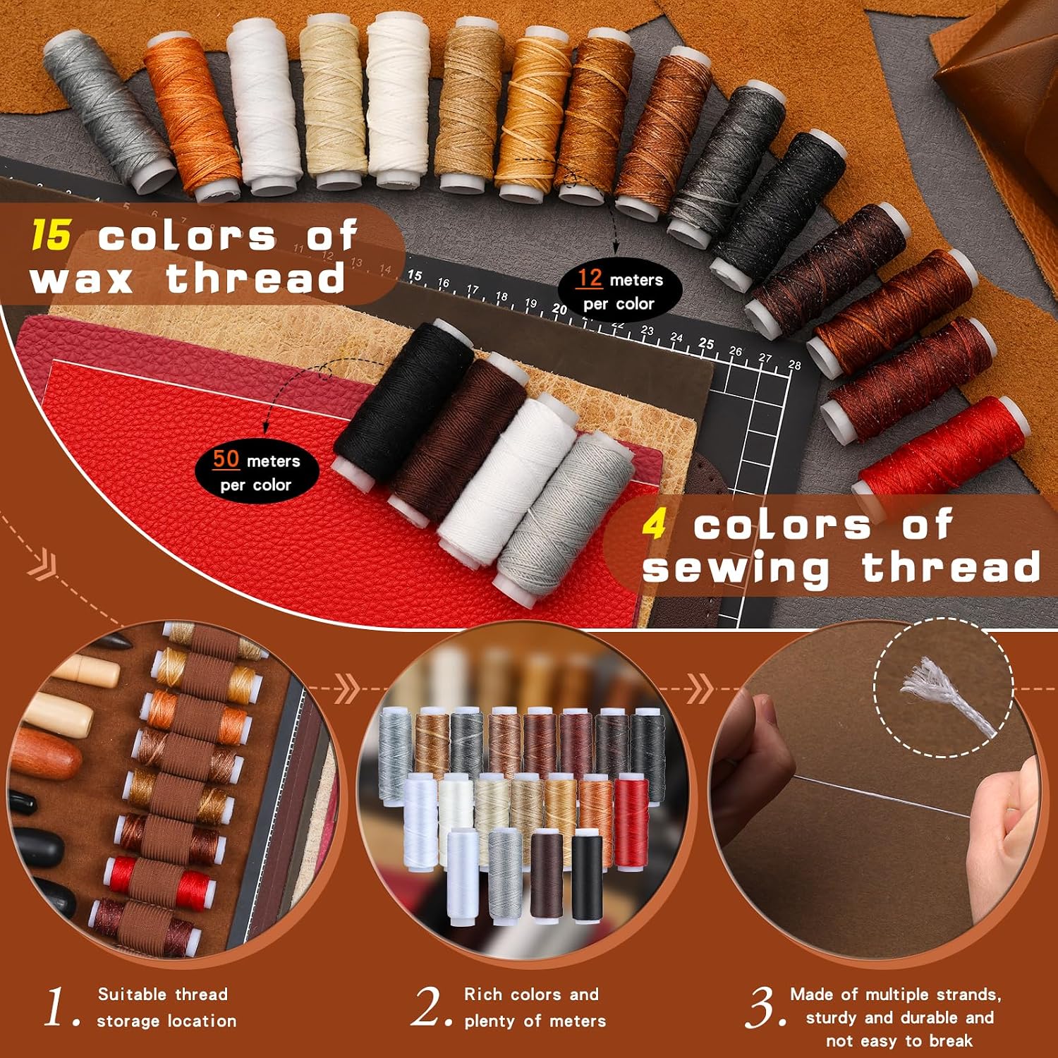 Peralatan Kulit, Perlengkapan  - Sewing Kit ulasan dan harga
