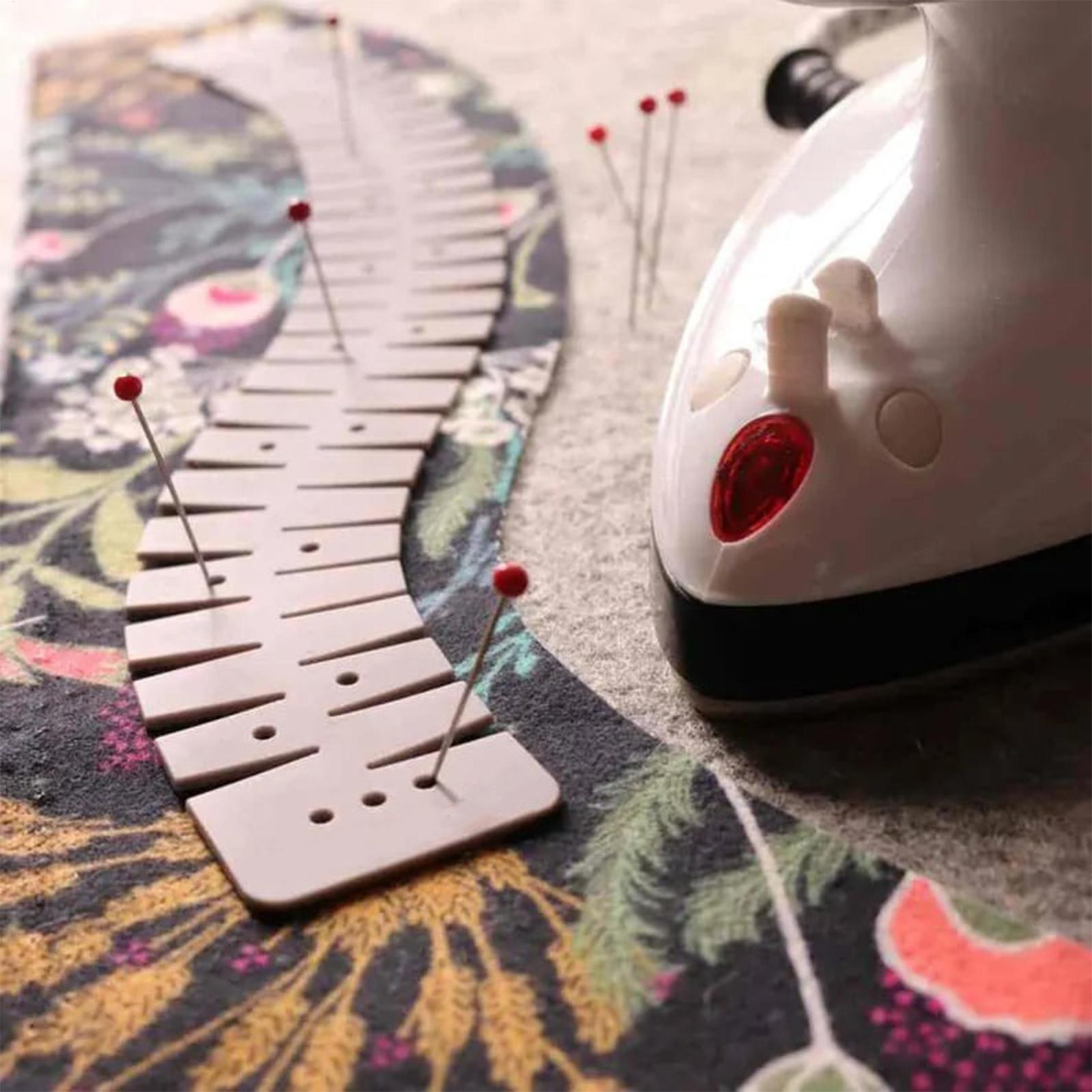 Penggaris Silikon untuk Hemmin - Sewing Necessities ulasan dan harga
