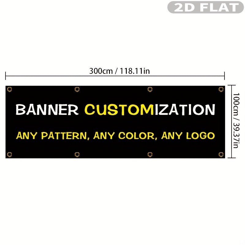 Spanduk Datar 2D Custom 1pc -  - Sewing Custom ulasan dan harga