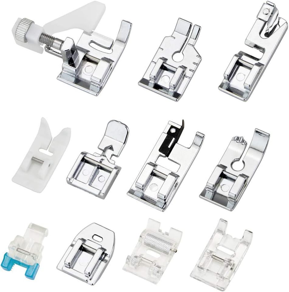 11Pcs Set Kaki Mesin Jahit - K - Sewing Kit ulasan dan harga