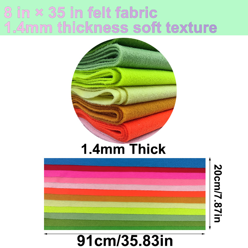 10 lembar kain felt lembut den - Is Sewing A Textile Craft ulasan dan harga
