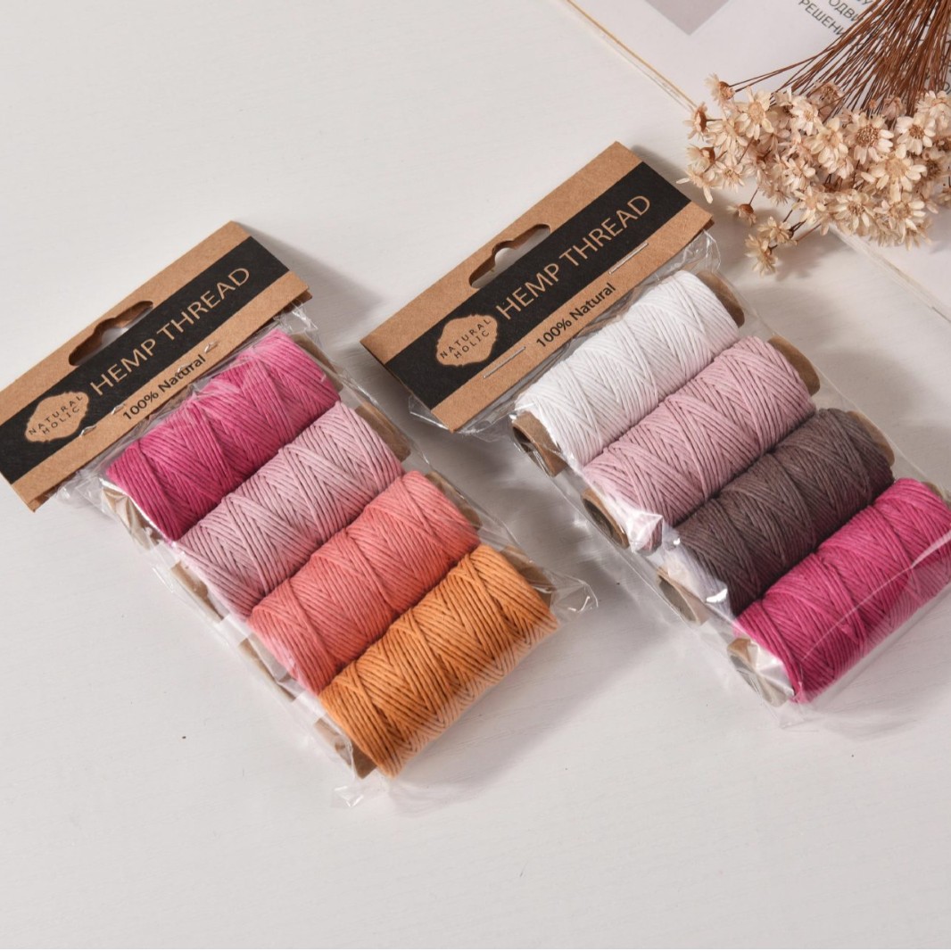 4pcs Benang Rami Berlapis Lili - Textile And Sewing Supply ulasan dan harga