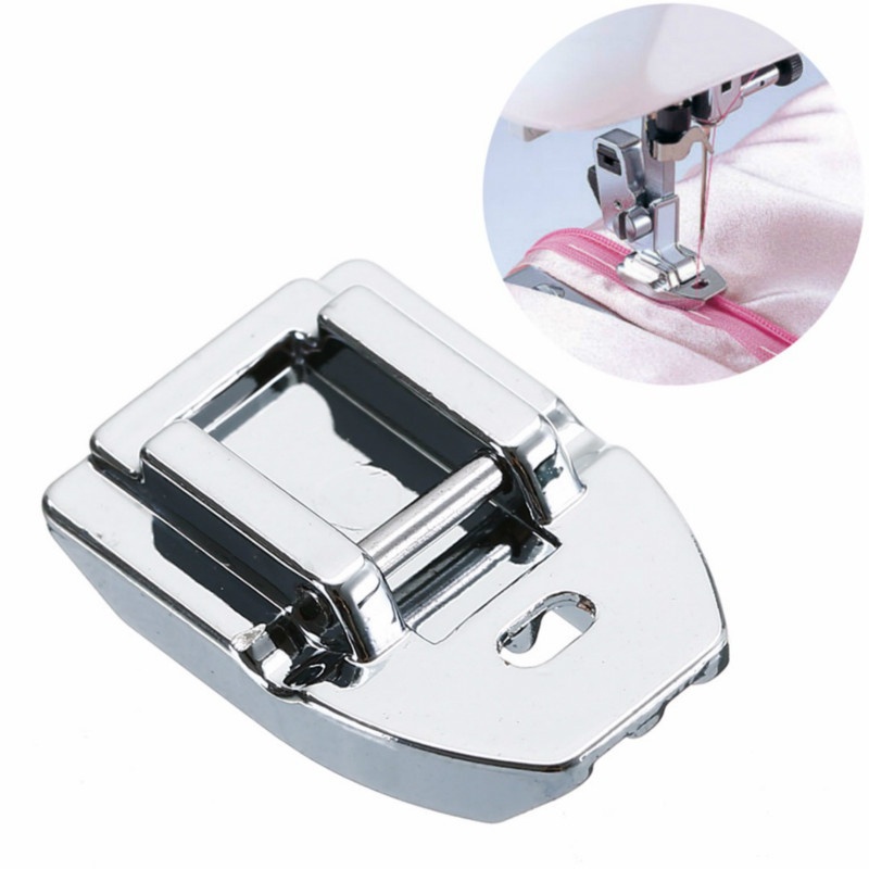 1 Buah Alat Penekan Kaki Jahit - Zipper Foot Presser ulasan dan harga