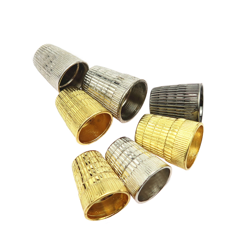 1 Buah Alat Jarum Pin Genggam  - Sewing Thimble Metal ulasan dan harga