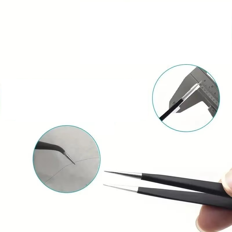 6pcs Pinset Presisi ESD Baja T - Sewing Repair ulasan dan harga