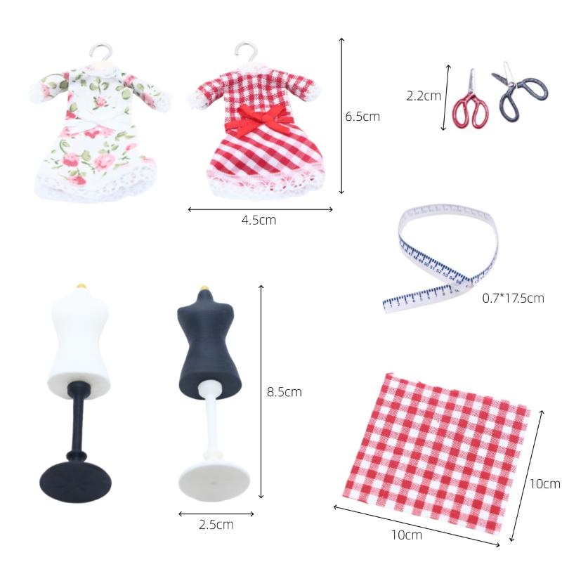1 Set Rak Pakaian Torso Maneki - Sewing Kit ulasan dan harga