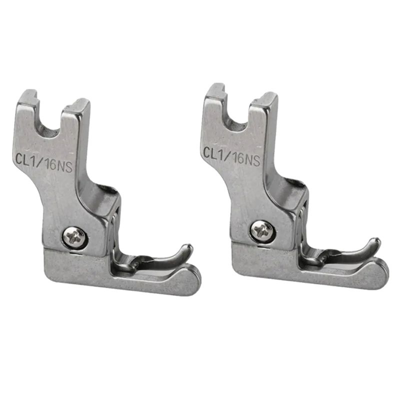 AEE8-2Pcs Kaki Penekan Jahit I - Zipper Foot Presser ulasan dan harga
